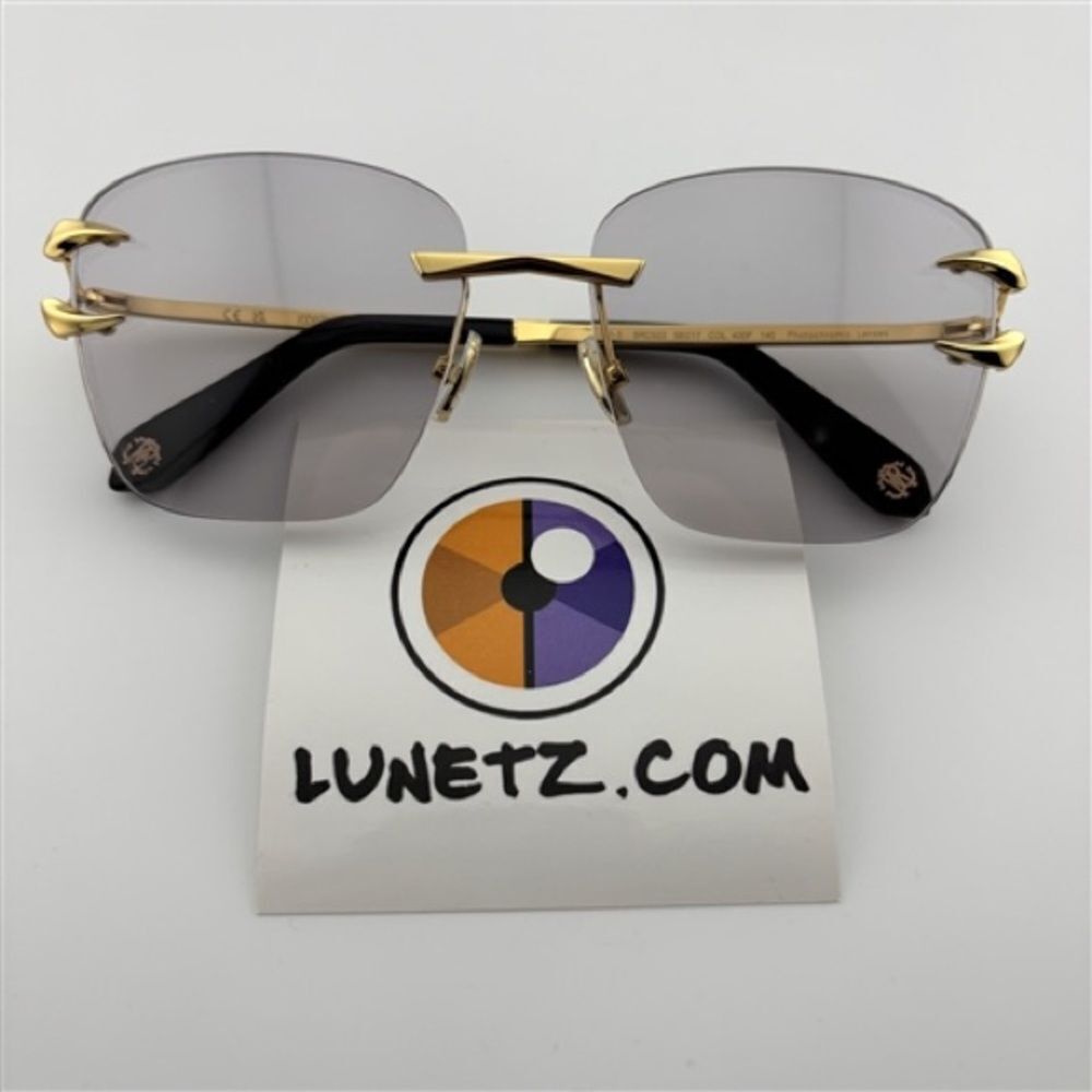 Roberto Cavalli 022 Photochromic Gold and Gray Sunglasses
